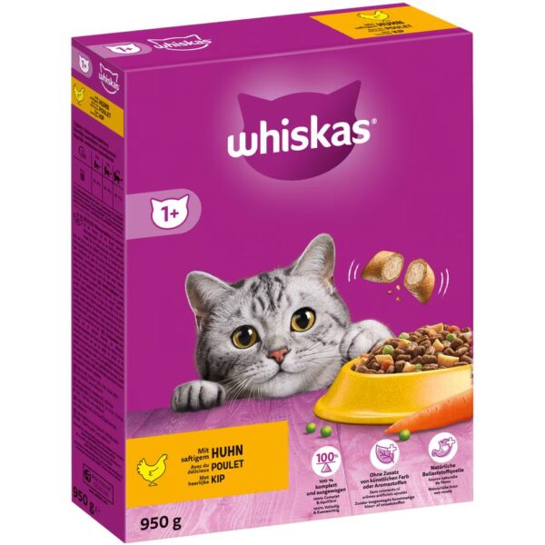 Whiskas Aliment sec 1+ poulet - 950 gr