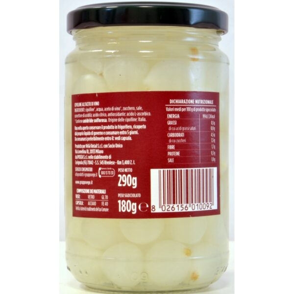 Végé oignons marinés - 290 gr