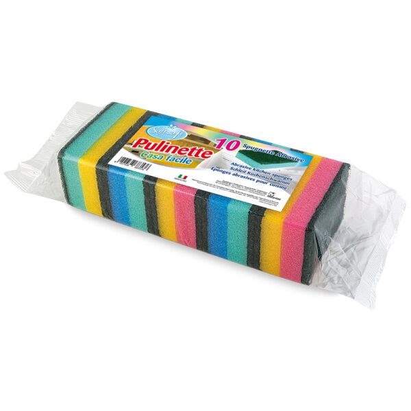 Soft soft éponges abrasives double face 5x