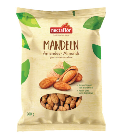 Amandes entières Nectaflor - 200g