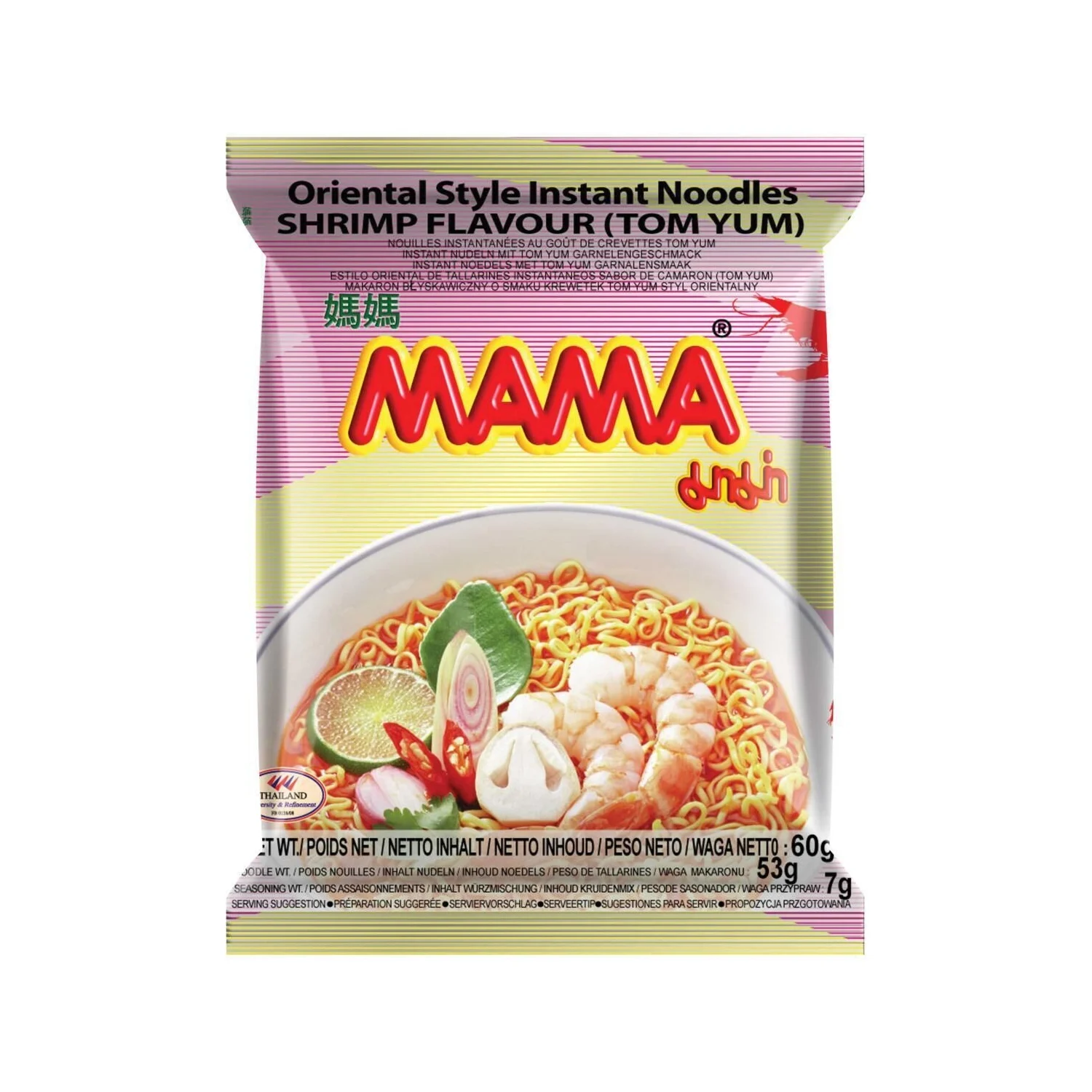 8311f03325b248f98e8107f75fe123c9-image Nouilles en sachet tom yum crevette MAMA 60 g – Image 1