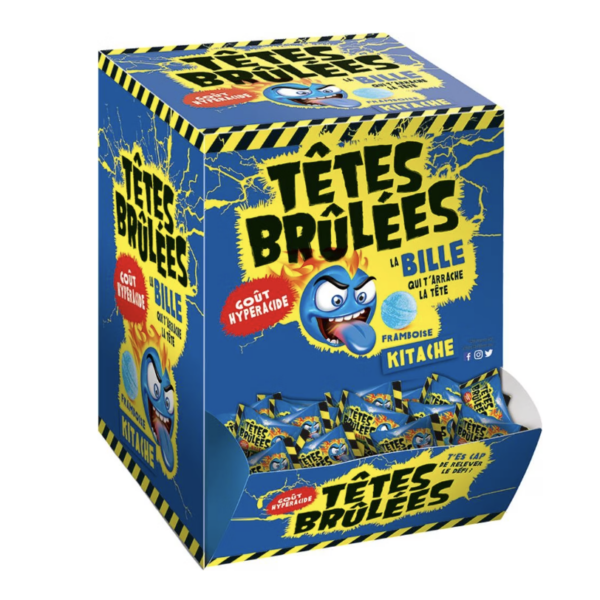 Têtes brulées bonbon à la framboise 300pc