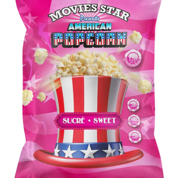 Popcorn sucré Movies Star 150 gr