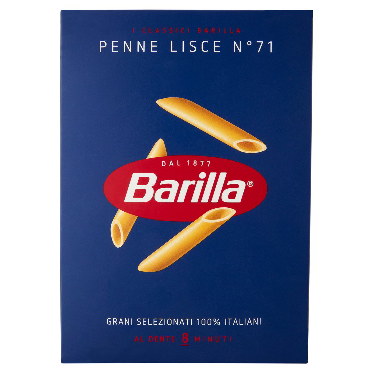 barilla-penne-lisce-n71 Barilla Penne Lisce - 500 gr – Image 1