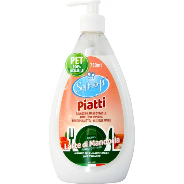Soft Soft liquide vaisselle lait d'amande - 750ml
