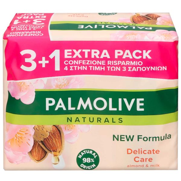 Savon au lait d'amande Palmolive 3+1 - 360 gr