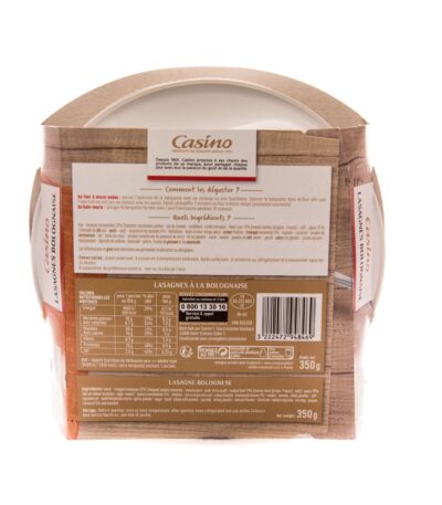 Casino lasagne bolognaise - 350 gr