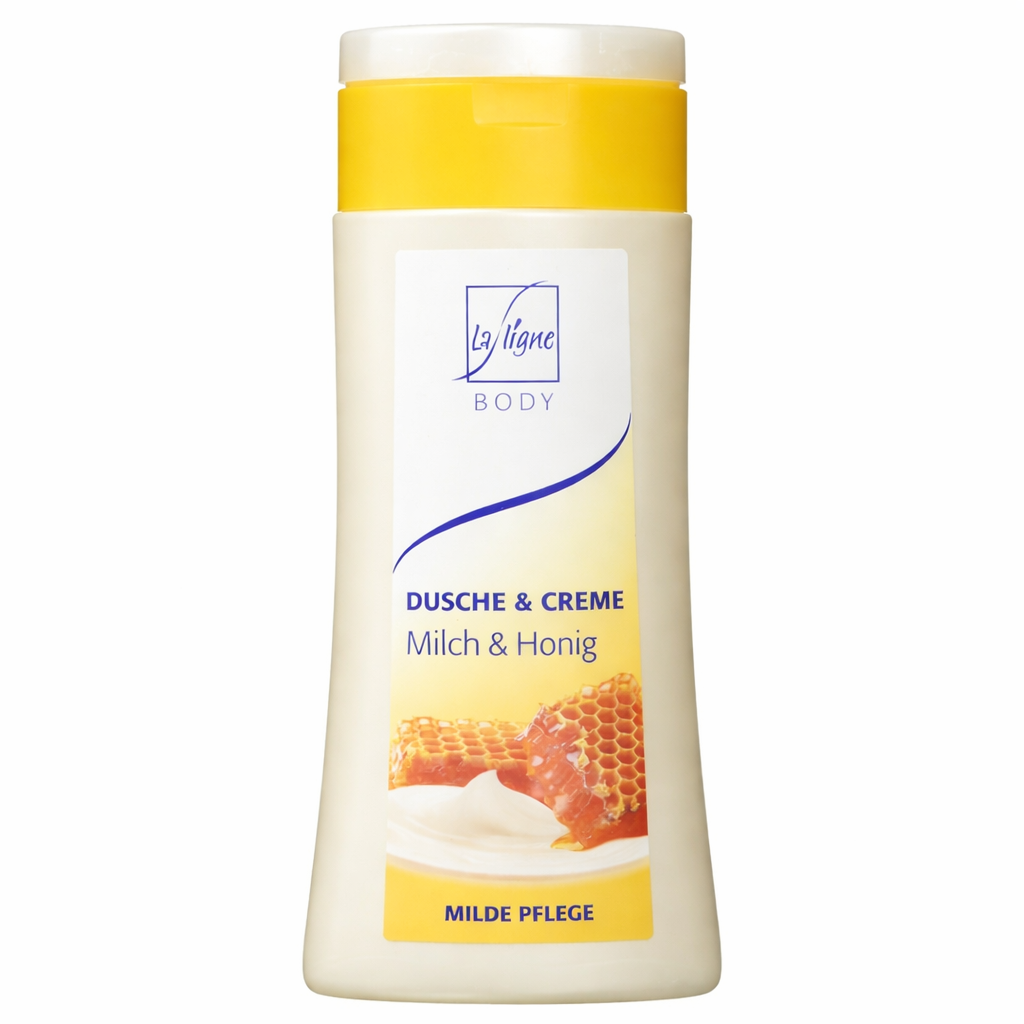 20eb08a4-04f7-4750-82bf-9938063b106a La Ligne Crème douche Lait et miel - 300 ml – Image 1