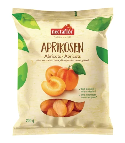 Nectaflor Abricots sucrés dénoyautés sec - 200 gr