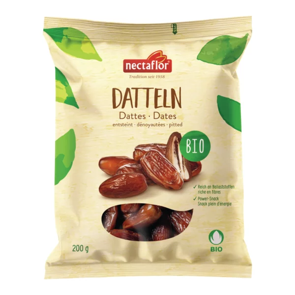 Nectaflor dattes dénoyautées sec BIO - 200 gr