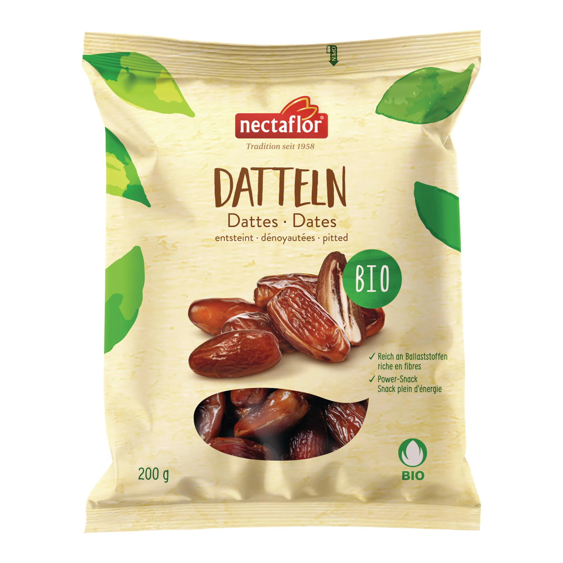 Nectaflor dattes dénoyautées sec BIO - 200 gr