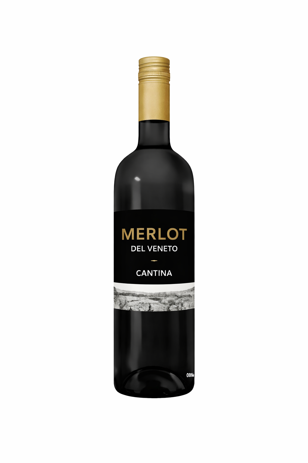 Bouteille de Merlot del Veneto Merlot Veneto IGP Cavatina - 50 cl – Image 1