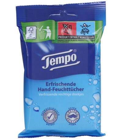 TEMPO® Classic Lingettes humides mains 10 pcs