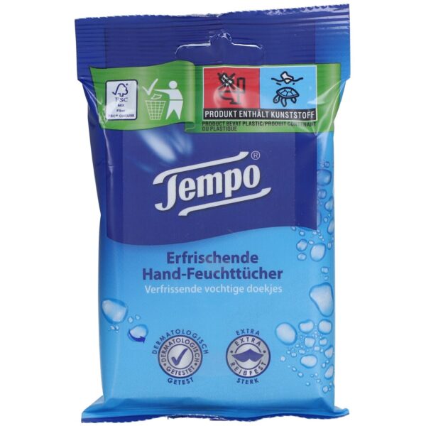 TEMPO® Classic Lingettes humides mains 10 pcs