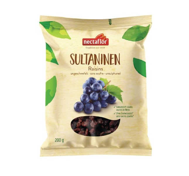 Nectaflor Raisins sec - 200 gr