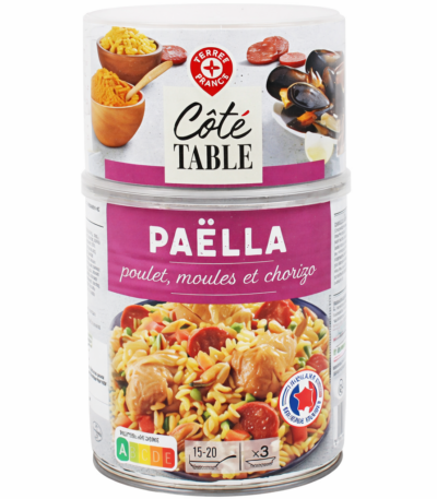 Paella poulet, moule&chorizo Coté Table - 940 gr
