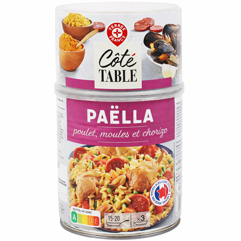 Paëlla Côté Table en pot Paella poulet, moule&chorizo Coté Table - 940 gr – Image 1
