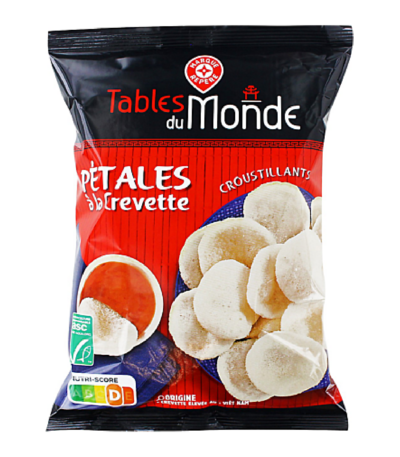 Table du Monde pétales à la crevette - 50 gr