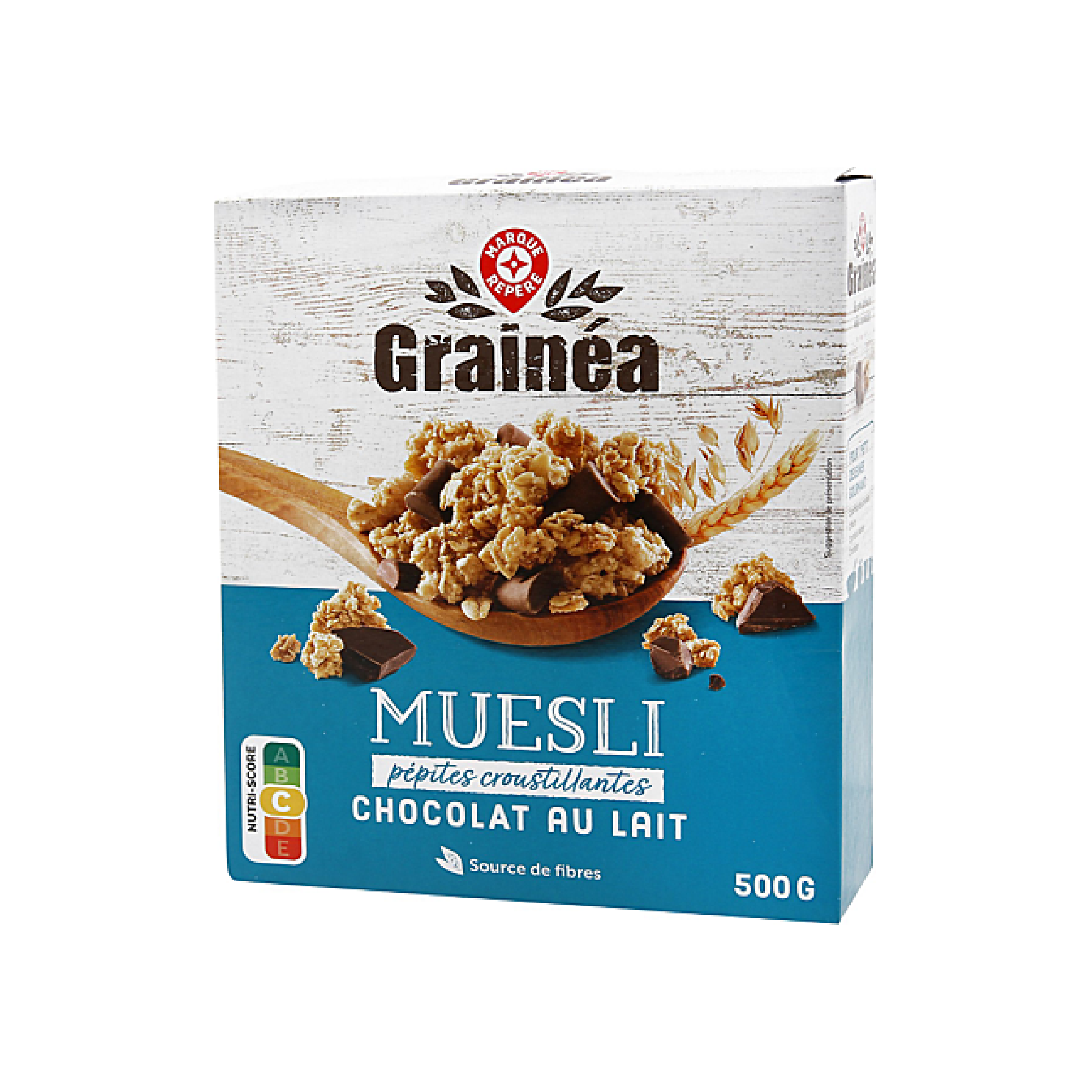 graneamusli Granea Muesli croustillant chocolat au lait – 500 g – Image 1