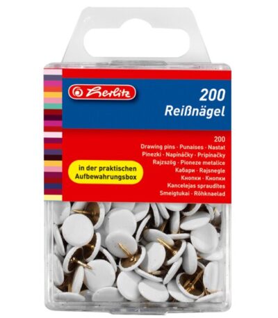 Herlitz punaise blanche 200pc