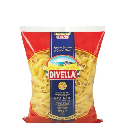 Divella Mezze Penne Rigate - 500 gr