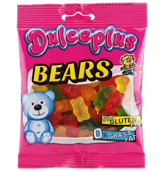 Dulceplus Mini Ours Lisse - 100g & Pack de 12