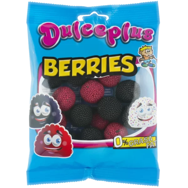 Dulceplus Mures & framboises - 100g & Pack de 12