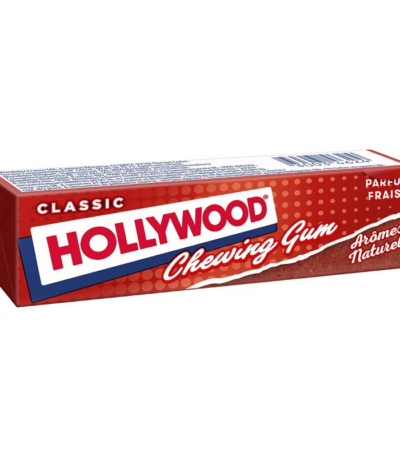 Hollywood Chewing Gum Fraise - 34g