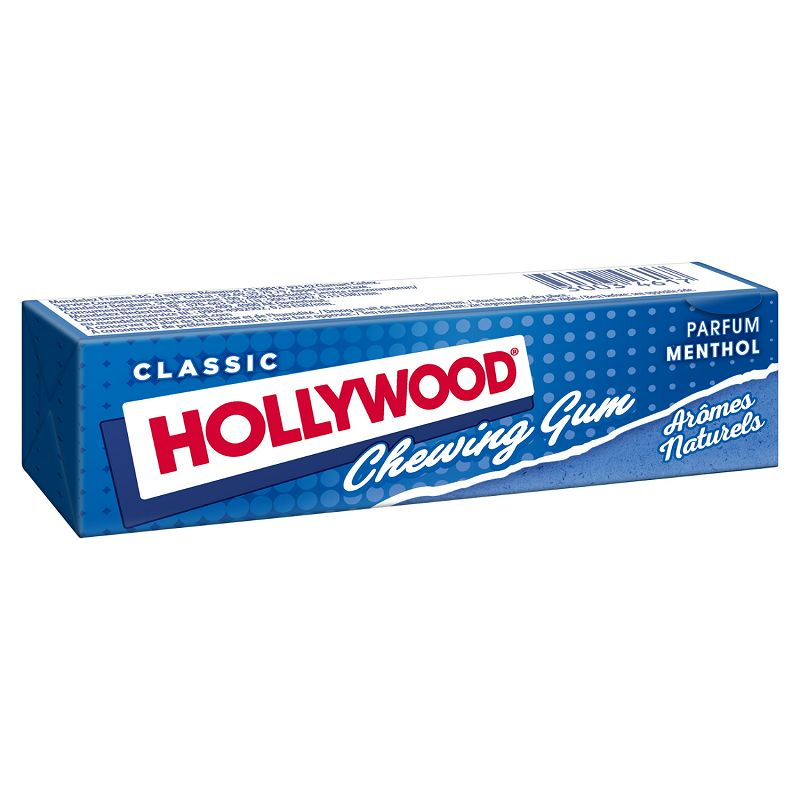 hollywood-menthol-tablettes Hollywood Chewing Gum Menthol - 34g – Image 1