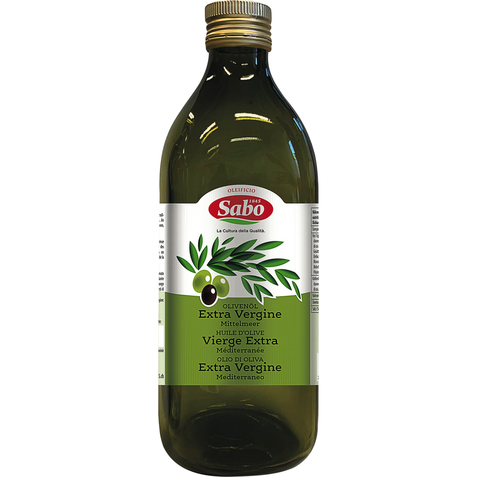product-overlay-109386-01 Sabo Huile d'olive extra vierge méditerranée 1 L – Image 1