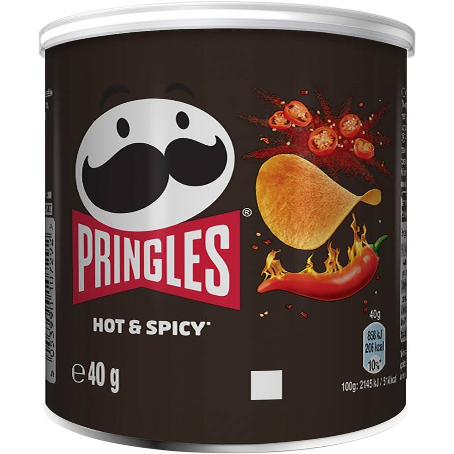 téléchargement (1) Pringles Hot & Spicy 40g – Image 1