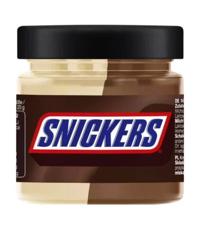 Pâte à tartiner chocolat-caramel Snickers - 200 g