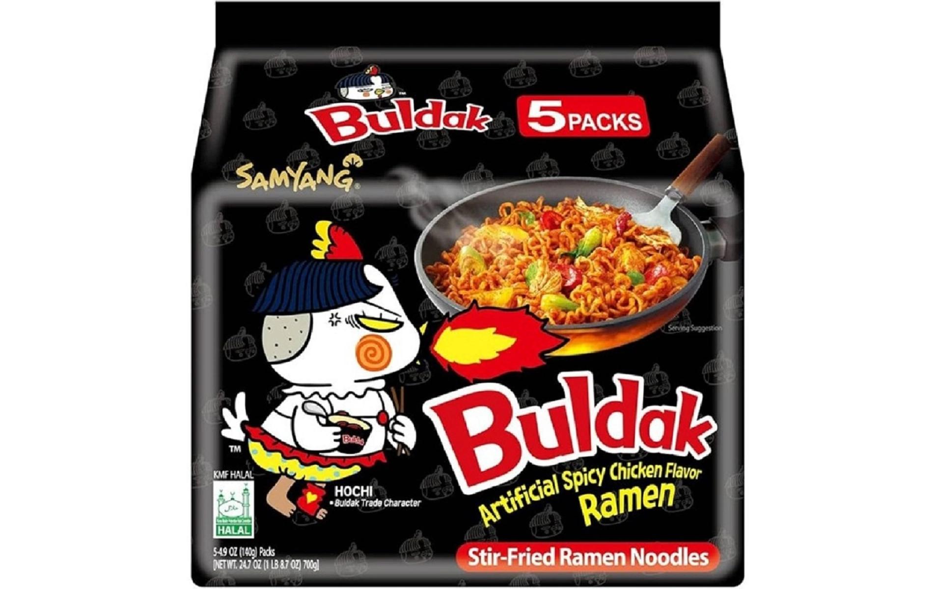 368457571_xxl3 Buldak Hot Chicken Flavor Ramen 5 x 140 g – Image 1