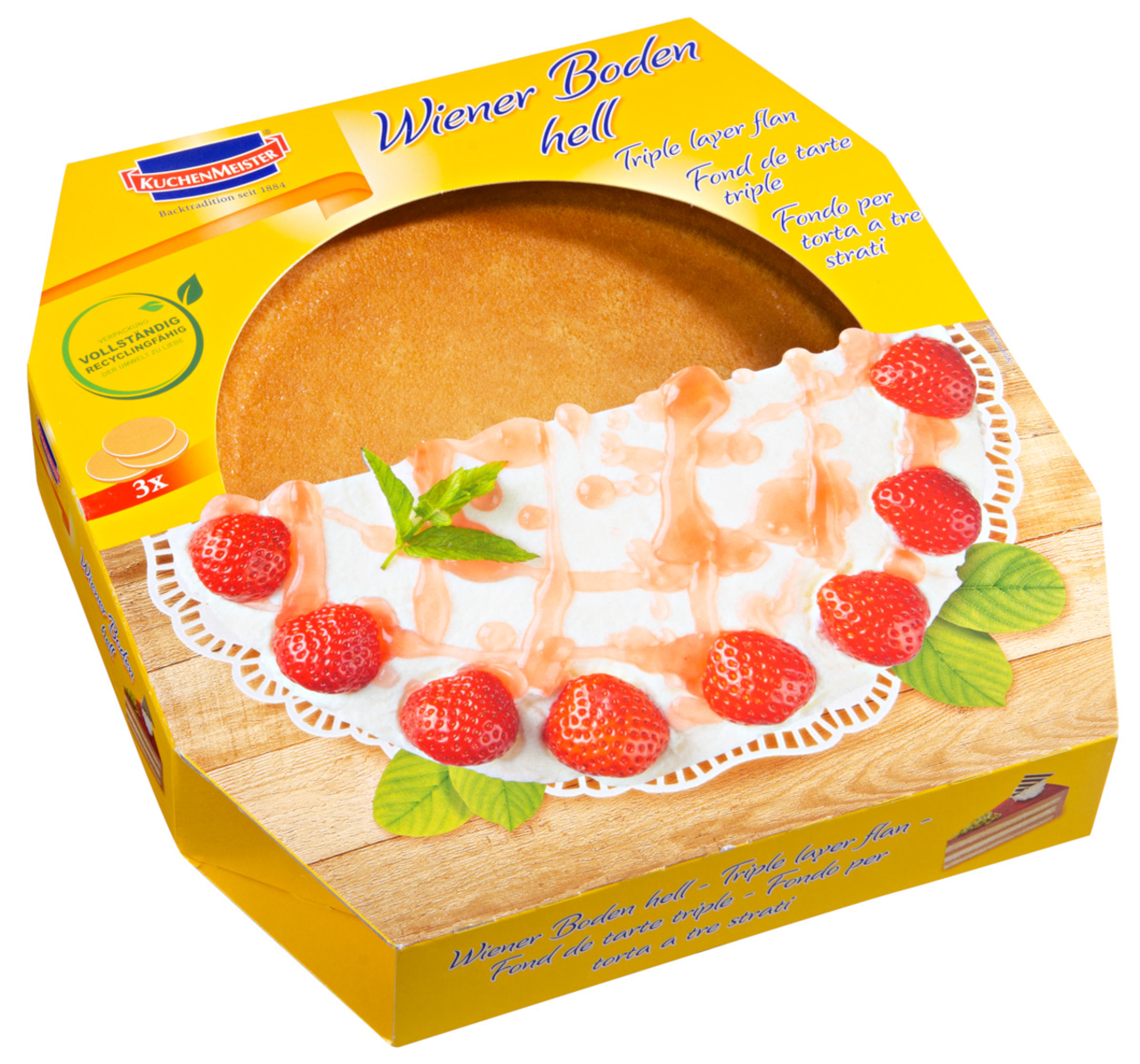 37418_FR_1 Kuchen Meister Fond de tarte clair - 400 g – Image 1
