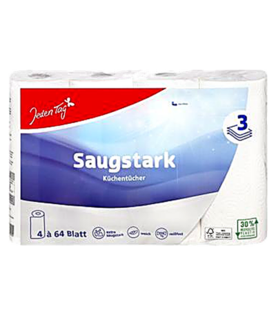 JT Saugstark Essuie-tout 4x64 feuilles