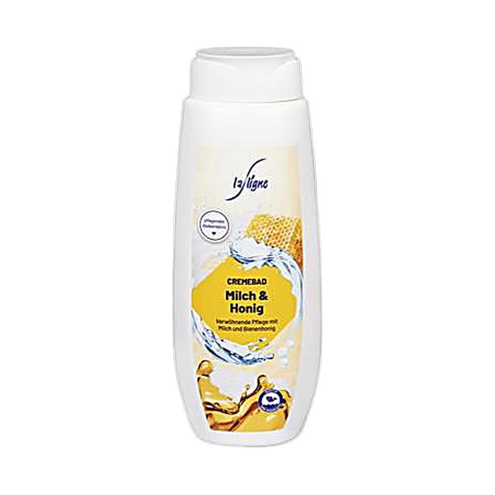 laligne-bain-lait-miel_1000_transparent La Ligne Bain de soin crème Lait et Miel 750 ml – Image 1