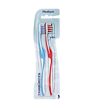 La Ligne Brosse à dents medium 2 pièces