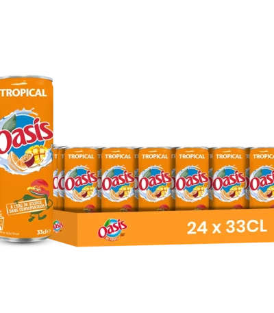 Oasis Tropical – Pack de 24 Canettes 24x33