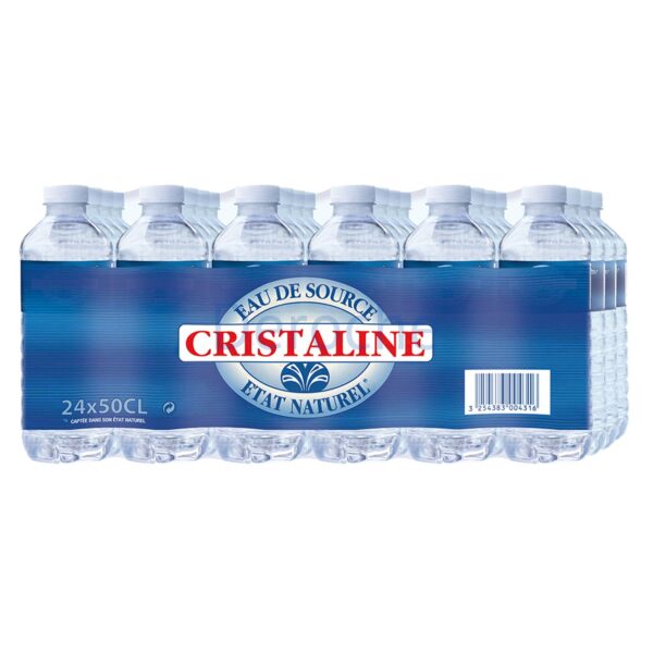 Cristalline eau minérale plate - 24x50cl