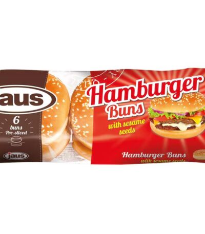 Jaus 6 pains à hamburger au sésame - 300g