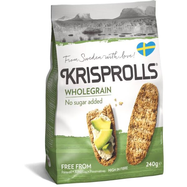 Krisprolls Grains entiers sans sucre ajouté - 240 g