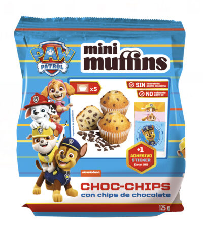Paw Patrol Mini Muffin Chocolat 125g