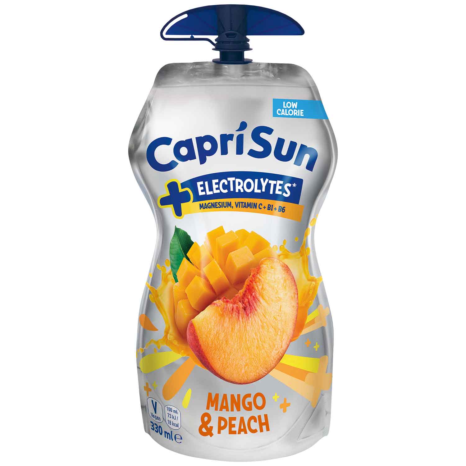 capri-sun---electrolytes-mango--amp--peach-330ml-no1-4310 Capri-Sun + Electrolytes Mango & Peach - 330ml – Image 1