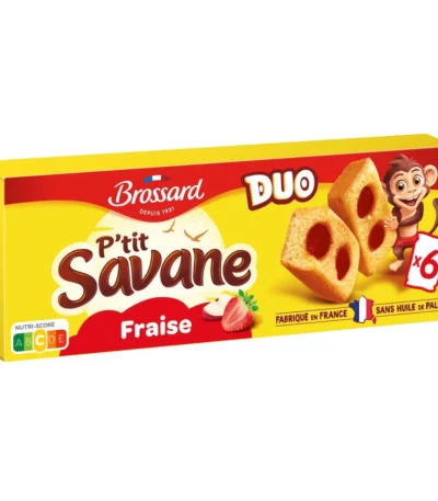 Brossard P'tit Savane Fraise - 6x25g