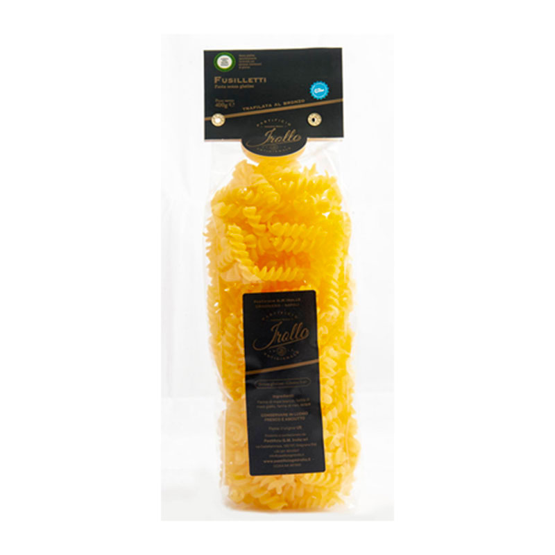 fusilletti.jpg Pâtes fusilletti sans gluten Irollo - 400g – Image 1