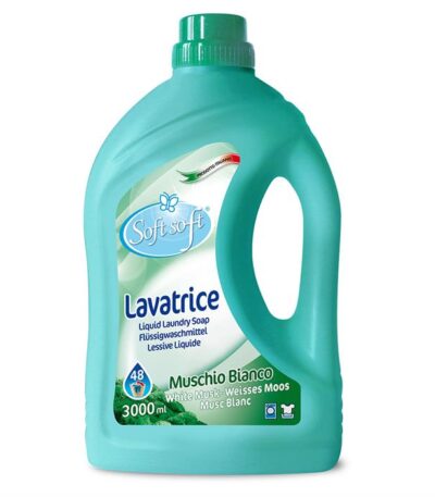 Soft Soft lessive musc blanc 3 L 48 lavages