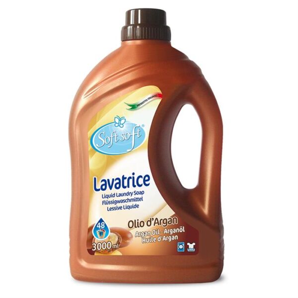Soft Soft lessive huile argan 3 L 48 lavages
