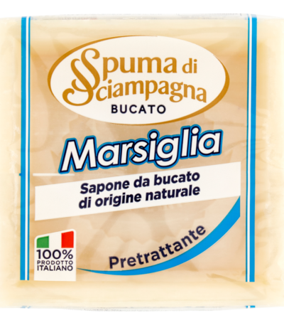 Spuma di Sciampagna savon Marsiglia 250 g