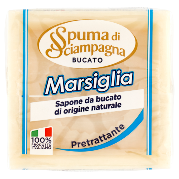 Spuma di Sciampagna savon Marsiglia 250 g