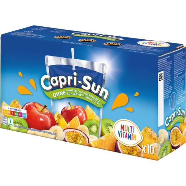 Capri-Sun Multivitamin, carton de 10 poches de 20 cl
